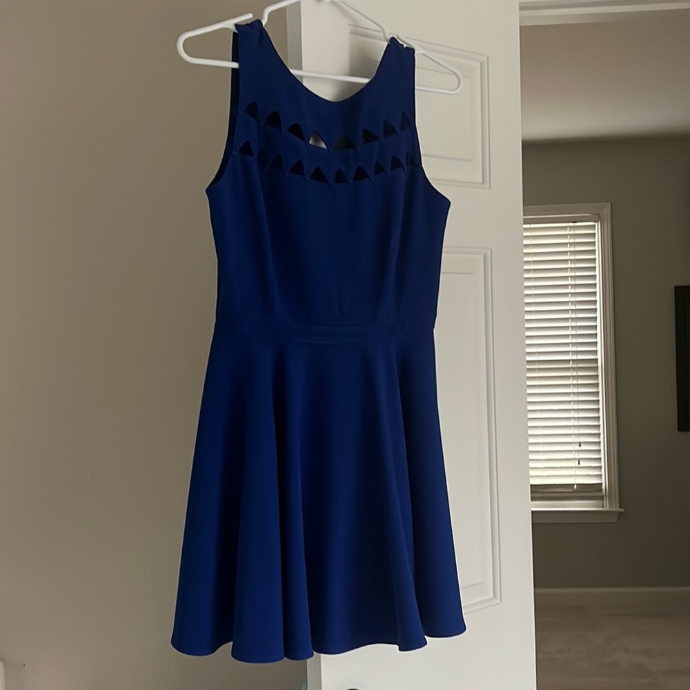 Royal blue dress